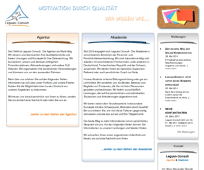 leguan-consult.com: Startseite :: Leguan-Consult - Agentur & Akademie - Motivation durch Qualit?
Leguan-Consult - Agentur & Akademie - Motivation durch Qualität