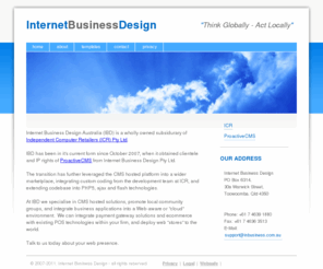 crc.org.au: Internet Business Design Australia - Home Page
Home Page