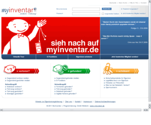 myinventar.com: MyInventar - Startseite
MyInventar... endlich Ordnung!