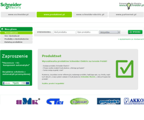 produktnet.pl: Schneider Electric - Produktnet: wyszukiwarka  
  
   produktów   w sieci dystrybucji
Schneider Electric - Wyszukiwarka produktów u Dystrybutorów Schneider Electric Polska   