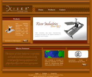 xiserindustries.com: Xiser Industries  |  Manufacturer of the Xiser Stepper and The Wellness Machine
Xiser Industries is committed to producing and making available biomechanically correct quality Xiser training equipment and physiologically correct training programs using the Xiser exercise equipment.