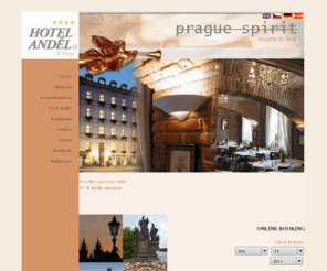 hotelandel.com: 4 star Hotel Andel in Prague Czech Republic
Hotel Andel Prague Czech Republic, Family Ullmann welcomes You in a modern hotel with accommodation bed and breakfast, with a romantic restaurant, original Czech specialities, near Prague city centre and the river Moldau