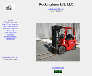 nhforklift.com: Rockingham Lift, LLC, NH Forklift Company, Forklift NH
Rockingham Lift Home Page