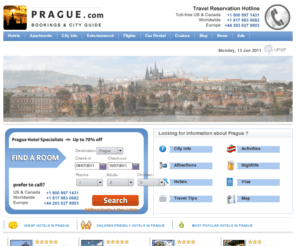 praguecity.com: Prague Holidays - Prague Travel and City Information
Prague holidays and Prague city guide, Prague.com provides all the information on Prague and the Czech Republic, where to travel, where to stay, the latest news and events in Prague.
