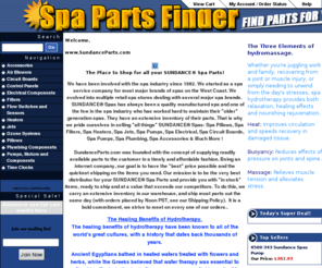 sundancespafilters.com: Sundance Spa Parts- All Sundance Spa Parts, supplies, and accessories
SundanceParts deals exclusively with sundance spa parts. We provide the largest selection of sundance parts with the lowest prices and fastest shipping. We provide technical diagrams and support for all sundance spas. Always up to date with the latest Sundance Spas and replacement parts.