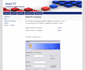 web-ftp.info: WebFTP Kostenlos
webFTP und Webmail kostenlos einfach und sicher per Browser arbeiten. 