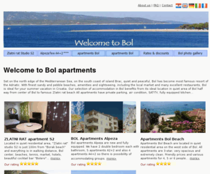 welcome-to-bol.com: Bol apartments Brac Croatia, finest selection of apartments Bol
Charming Bol apartments Brac Croatia, finest selection of Bol apartments in best area of Bol island Brac Croatia