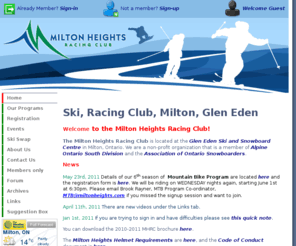 miltonheights.com: Milton Heights Racing Club
Ski, Racing Club, Milton, Glen Eden