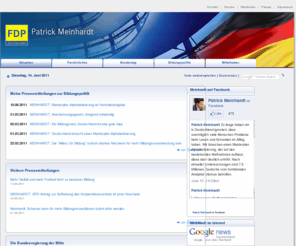 patrick-meinhardt.com: Patrick Meinhardt - FDP-Bundestagsabgeordneter für Mittelbaden
Patrick Meinhardt - FDP-Bundestagsabgeordneter für Mittelbaden