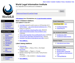worldlii.org: World Legal Information Institute (WorldLII)

