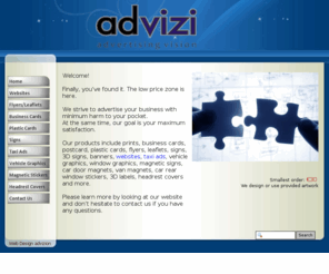 advizion.eu: advizion Advertising Services
Services Advertising