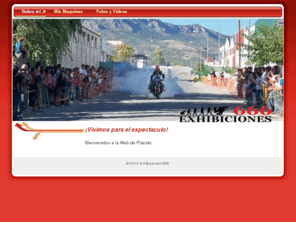 exhibiciones666.es: Sobre mi - Exhibiciones 666
Pagina web del Stunt Rider Placido Jose Perez. ¡Las Mejores acrobacias del Sureste de España!