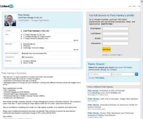 pete-hanley.info: Pete Hanley  | LinkedIn
View Pete Hanley's professional profile on LinkedIn.  LinkedIn is the world's largest business network, helping professionals like Pete Hanley discover inside connections to recommended job candidates, industry experts, and business partners.