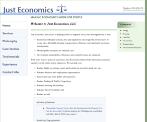 justeconomicsllc.com: Just Economics, LLC, a consulting firm, specializes in economic development and urban policy, utilizing economic incentives to achieve desired outcomes.
