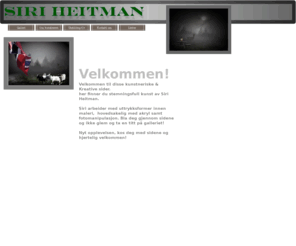 siriheitman.com: Kunst av Siri Heitman
kreative og stemningsfulle sider med malerier og kunst av Siri Heitman