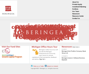 beringea.net: Beringea | Global private equity and Investment banking | Detroit | London
Beringea is a global private equity and investment banking firm with offices in Detroit and London, giving our investors and clients exposure to a broad marketplace.