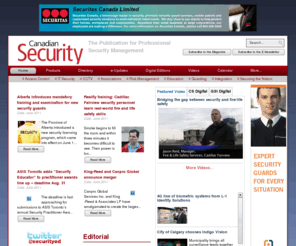 canadiansecuritymag.com: Canadian Security Magazine
Canadian Security Magazine - The Publication for Professional Security Management