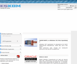 eskom.com.tr: » EŞKOM e-Belediye Programları, Windows Uygulamları, Internet Üzerinden Belediye İşlemleri, Belediye Yazılımları, Mobil Belediye Uygulamaları
