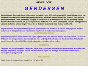 gerdessen.com: GENEALOGIE GERDESSEN
