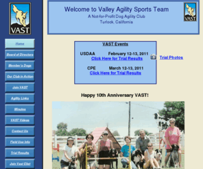 govast.org: VAST Home
Valley Agility Sports Team