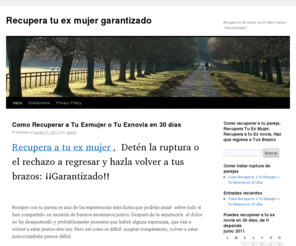 recuperatuexpareja.com: Como Recuperar Tu Ex Pareja
Romper con tu pareja es una de las experiencias más duras que podrías pasar  sobre todo si han compartido un montón de buenos momentos juntos