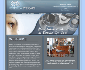 estrellaeyecare.com: Estrella Eye Care
Our mission at Estrella Eye Care is to provide excellence in eyecare for the entire family, superior customer service, and outstanding job satisfaction for our team.