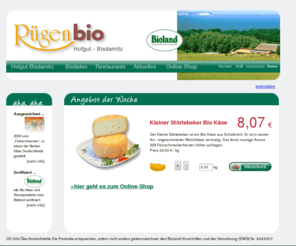 hofgut-bisdamitz.de: Bio Käse vom Hofgut Bisdamitz auf Rügen
RügenBio Hofgut-Bisdamitz