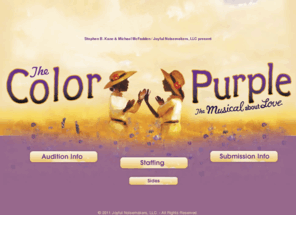 tcpontour.com: The Color Purple - The Musical About Love
TCPontour.com is a website created to find African American actors, singers and dancers to perform in the 2010/2011 non union national tour of The Color Purple, the musical.