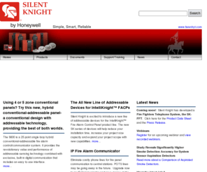 silentknight.com: Silent Knight Fire Systems Home Page
Silent Knight is a leading manufacturer of fire alarm control panels, UL listed DACTs, life-safety equipment, central station receivers, and power supply distribution modules. Our IntelliKnight series of addressable fire alarm control panels have no equal.