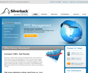 silverbackstrategies.com: PPC Management Firm | Pay Per Click Management, Campaign Advertising
PPC Management Firm | Pay Per Click Management, PPC Campaign, Advertising, SEO, Internet Consulting and Web Design services from Silverback Strategies.