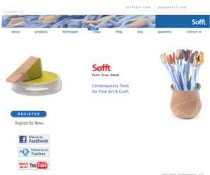 sofft-craft.com: Sofft Tools ­ New Tools & Applicators for Fine Art and Craft
Sofft Tools ­ unique painting & blending tools for fine art & craft. For pastels & any waterbased mediums. Art sponges, painting knives & applicators