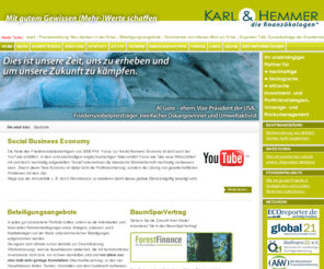 finanzoekologen.de: KARL & HEMMER Finanz- und Versicherungsmakler GmbH
Joomla! - dynamische Portal-Engine und Content-Management-System