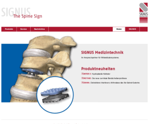 signus-med.de: SIGNUS Deutschland GmbH: Home
Willkommen auf unseren Seiten...