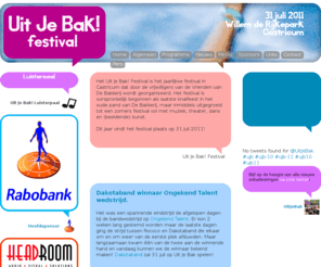 uitjebak.nl: Uit Je Bak! Festival
Uit Je Bak! Festival 2011