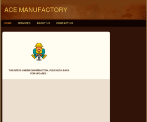 acemanufactory.com: ACE MANUFACTORY - Home
 THIS SITE IS UNDER CONSTRUCTION, PLS CHECK BACK FOR UPDATES !