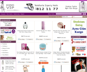 makyajurunleri.net: Kozmovip - kozmetik ürünleri satış sitesi
Kozmovip kozmetik ürünleri online satış sitesi. Cilt bakımı, saç bakımı, parfüm, makyaj ve diğer kozmetik ürünleri satışı yapılır.
