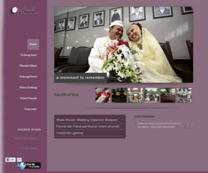 afadawedding.com: Afada Muslim Wedding Organizer
Afada Muslim Wedding Organizer Membawa Keindahan dan Keberkahan Pernikahan. Melayani Parsial dan Paket pernikahan Islami dirumah, masjid dan gedung.