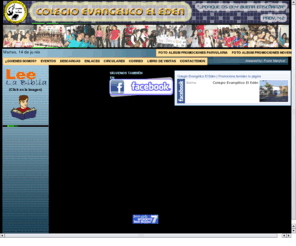 colegioeleden.com: Colegio Evangélico El Edén
Colegio Evangelico El Eden
