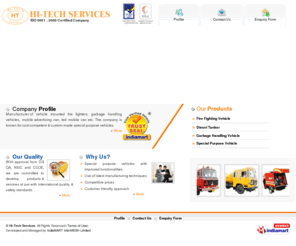 hitechspecialpurposevehicles.com: Vehicle Manufacturer - Special Purpose Vehicle, Vehicle Supplier
Hi-Tech Services is the vehicle manufacturer, vehicle supplier, special purpose vehicle, commercial vehicle manufacturers, vehicle export, specialty vehicle manufacturers and many more type of vehicle.