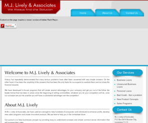 mauricelively.com: m.j. Lively & Assiocates -
m.j. Lively & Assiocates