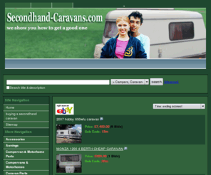 secondhand-caravans.com: Second hand Caravans
Buy secondhand and second hand caravans from ebay.