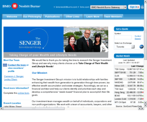 sengerinvestmentgroup.com: BMO Nesbitt Burns - The Senger Investment Group
