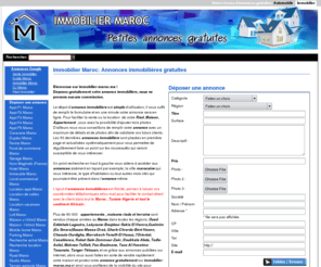immobilier-maroc.ma: Immobilier Maroc: Annonces immobilières gratuites
Immobilier Maroc : annonces maison, annonces appartement maroc ; Immobilier-maroc vous permet de vendre et acheter une maison au Maroc sans commission