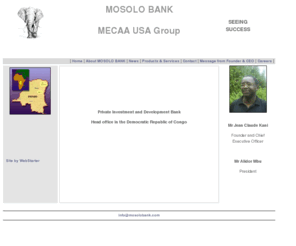 mosolobank.com: Welcome to Mosolo Bank
Description of your company's activities