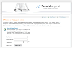 zennishsupport.com: ZennishSupport Ticket System
