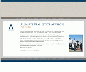 alliance4realestate.com: Alliance Real Estate is Downtown Chicago's Premier Commercial Real Estate Broker for Investments, Sales and Lease of Residential and Office Buildings
Alliance represents Chicago and Midwestern area building owners and tenants in the leasing and sale of office and retail properties.  There is a large variety of commercial buildings for sale and lease in the Chicago Illinois real estate market.