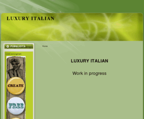 luxuryitalian.com: Luxury Italian
