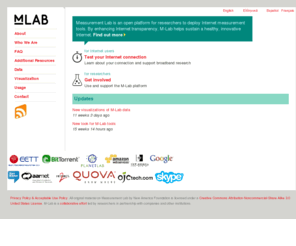 measurementlab.net: M-Lab | Welcome to Measurement Lab
