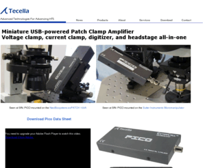 tecella.com: TECELLA - LLC
Tecella, patch clamp and bilayer amplifiers for HTS