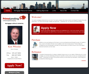 kenwhisler.net: PrimeLending | Ken Whisler
Mortgages without obstacles. 